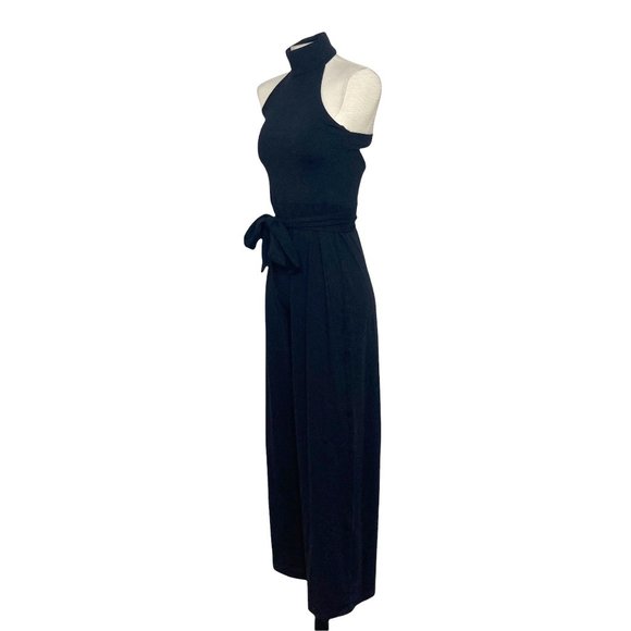 Susana Monaco Pants - Susano Monaco Mock Open Back Jumpsuit